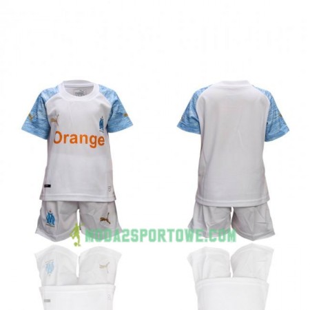 Koszulka Olympique Marsylia Dziecięcy Domowe Stroje Piłkarskie 2018/19 Krótki Rękaw